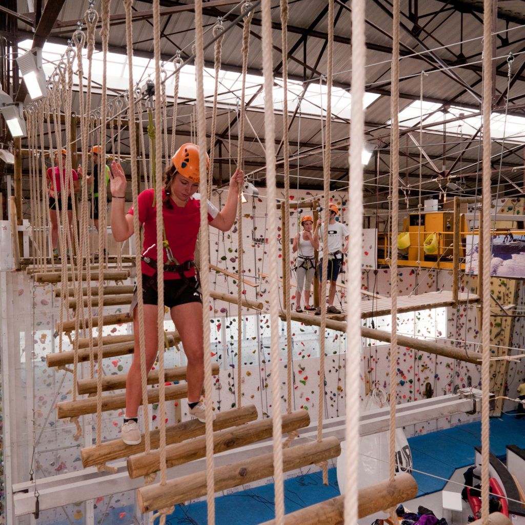 Parcours aventure en hauteur