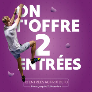 Climb Up Lyon Gerland : 12 entrées au prix de 10